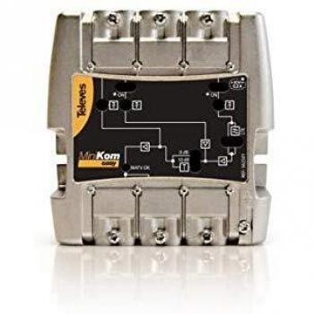 Televes - Amplificador minikom 5e/1s easyf fm-v-u-u-fi