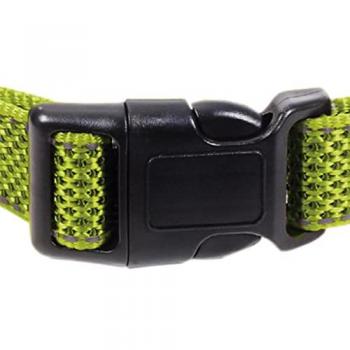 Collar Reflectante Verde para Perros Golfo - Talla S (4 a 12 kg) y M (12 a 20 kg)