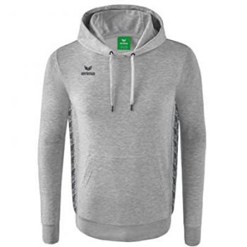 Erima Essential Team Kids Hoodie - Unisex, Grey, Size 140
