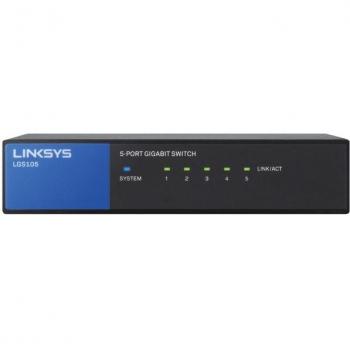 Linksys LGS105 5-Port Desktop Gigabit Switch