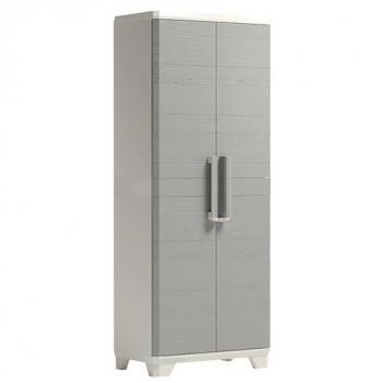 Armario Lineal Alto Efecto Madera Keter 173x39x68 cm para Exterior e Interior