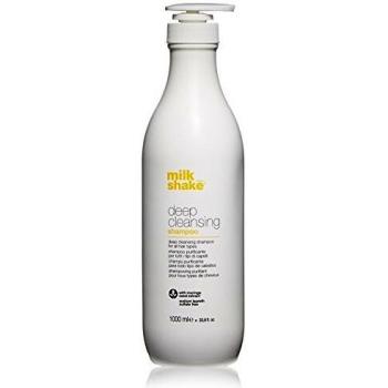 Milk Shake Deep Cleansing Shampoo 1000ml - Clarifying shampoo for all hair types, deep cleanse formula, removes product buildup and impurities, sulfate-free, paraben-free, enriched with natural ingredients