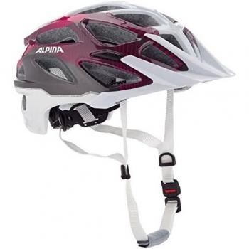 Alpina Mythos 3.0 Cilindro de casco, todo el año, unisex, color White/purple/Titanium, tamaño 57-62
