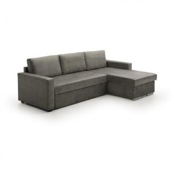 Sofá Cama Chaise Longue Isabella Económico Tostado Derecha 236x146x85