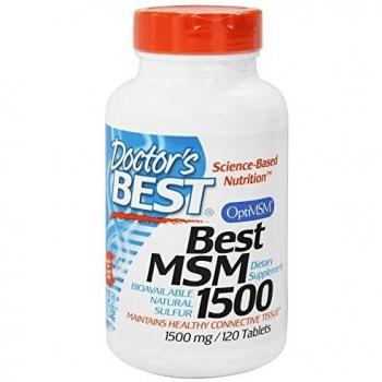 Doctor's Best 1500mg MSM 120 Tablets