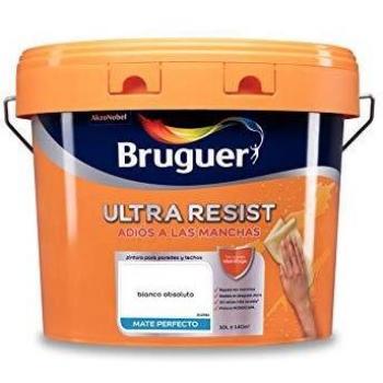Bruguer ULTRA RESIST Pintura para paredes ultra lavable Blanco Absoluto 10 L