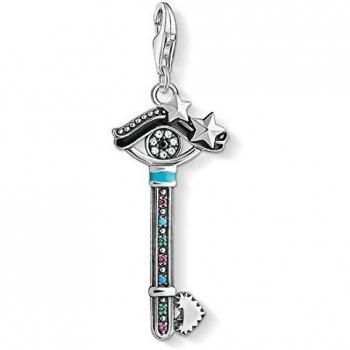 Thomas Sabo Key to the Heart Charm - Thomas Sabo, Heart Key Charm Pendant, Multicolor female, Sizes: ONE SIZE