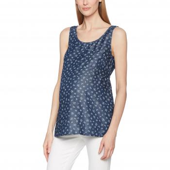 MAMALICIOUS Mlmynte Woven S/l, Top Premamá para Mujer, Azul