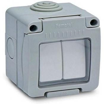 Famatel M122192 - Conmutador doble estanco 10a