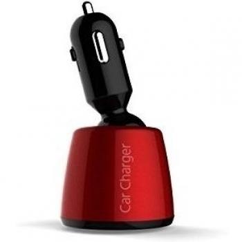 Cargador de coche LED, TopSun nuevo diseño 4 en 1 5 A doble puerto USB rápido Cargador de coche, portátil Auto apagado automático cargador de viaje adaptador para iPhone 4S/5/5 C/5S/6/6S/6 Plus, Samsung Galaxy 3/4/5/6/6 borde, HTC One, iPad, iPo