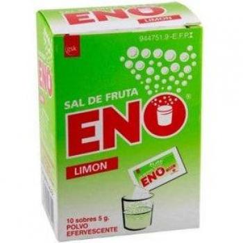 Eno Active Limón Sobres 10 unidades de 5 gramos - Bebida Refrescante Baja en Calorías y Sin Azúcares Añadidos