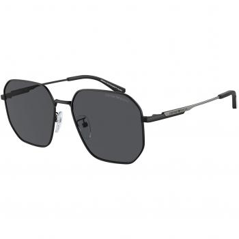 Emporio Armani EA2154D Col. 300187 Men's Pilot Sunglasses Black Asian Fit Size 57