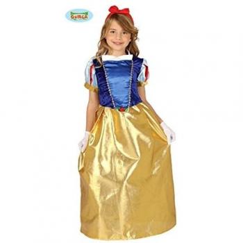 Disfraz Infantil Blancanieves Talla 7-9 Años - Princesita Nieves, Temática Histórica y de Cuentos