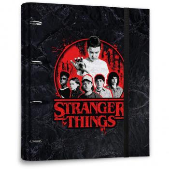 Carpeta 4 Anillas Erik Editores Diseño Stranger Things Temporada 4