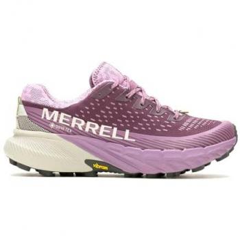 Zapatillas de trail running Merrell Agility Peak 5 GORE-TEX malva para mujer, talla 38, características: impermeables, transpirables, suela con tracción, diseño ligero y cómodo