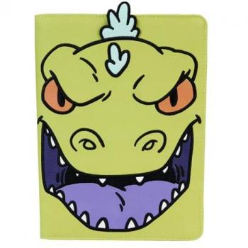 Loungefly Libreta Rewind Cosplay de Rugrats - Características: diseño inspirado en Reptar, tapa dura, tamaño A5, páginas rayadas, licencia oficial de Nickelodeon