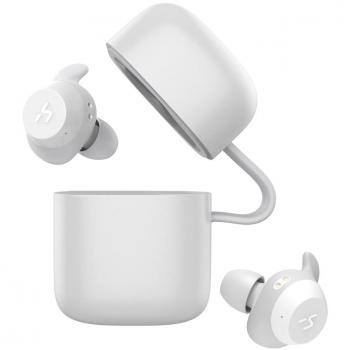 HAVIT TWS - Auriculares Inalámbricos 21 Horas Auriculares Bluetooth con Cargador Portátil Soporte de Inteligencia Artificial y Resistente al Agua
