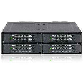 Icy Dock ToughArmor MB699VP-B V3 Caja externa para unidad de estado sólido (SSD) Negro 2.5 pulgadas, Chasis intercambiable