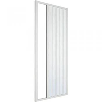 Cabina de ducha de nicho con fuelle reducible 65-80 cm modelo Onofrio Lux