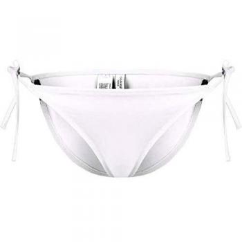 Calvin Klein Underwear Cheeky String Side Tie W Parte de abajo del bikini pvh white