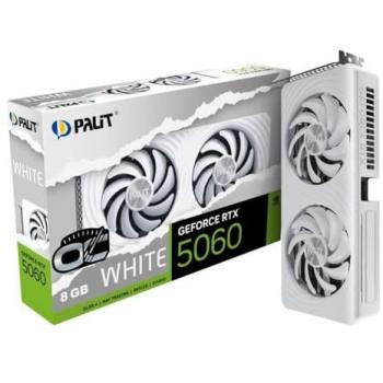 Palit GeForce RTX 5060 White OC 8GB GDDR7 Graphics Card