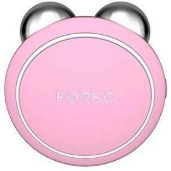 FOREO BEAR mini Pearl Pink Smart Microcurrent Facial Toning Device for Targeted Facial Firming, 3 Microcurrent Intensities, Anti-Shock System, 90 uses/USB charge, App-connected, 2-year Warranty