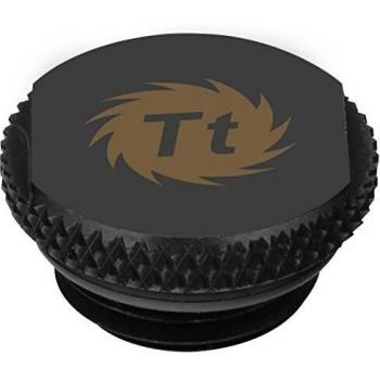 Thermaltake Pacific G1/4 Stop Plug W/O-Ring - Hardware Accesorio de Refrigeración (Negro)