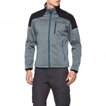 Cmp Men's Softshell Jacket Asphalt Melange 2XL