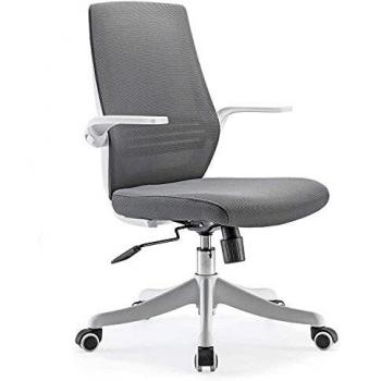 SIHOO Silla de Oficina ergonómica Moderna, giratoria de 360 ​​° con cómodo Soporte Lumbar y reposabrazos Plegables, Silla de computadora Ajustable en Altura con Ruedas silenciosas