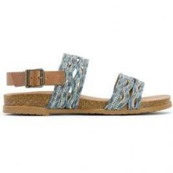 Sandalias planas de mujer Porronet Darla azul