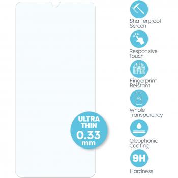 Protector de Pantalla Cristal Templado Premium para Xiaomi Poco M4 5G Vidrio 9H Dureza 2.5D Borde Redondeado Anti-Impactos Anti-Arañazos Grosor
