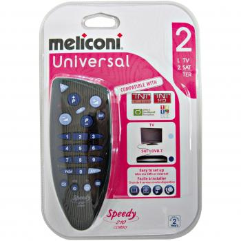 Meliconi Speedy 210 - Mando a distancia universal, color negro