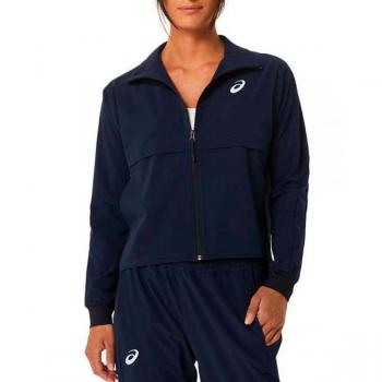 Asics Match - Chaqueta Deporte Mujer - Diseño Espacioso - Cremallera Media - Cuello en V - Poliéster de Alta Calidad