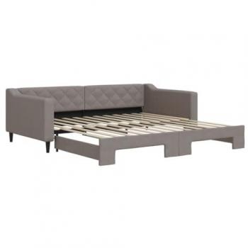 Sofá cama nido tela gris taupe 100x200 cm