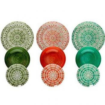 Tognana ME070185598 Gipsy Soft - Servicio de mesa de Porcelana, 18 Piezas