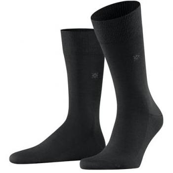 Burlington Leeds Eco-Friendly Men's Cotton Wool Football Socks - Black, Size 11-14