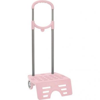 Mochila escolar Roll Road para niños en color rosa palo
