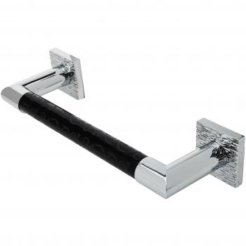 Pomdor - Toallero rigato cromo - negro deco heritage