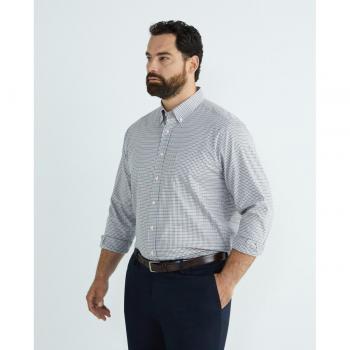 Camisa de hombre casual Mirto cuadros manga larga Tallas Grandes