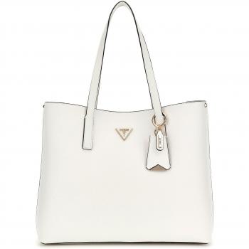 Guess Meridian Women's Handbag with Label Detail and Shoulder Strap