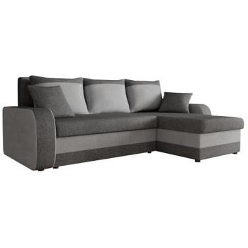 Sofá rinconero Comfivo 135 con función de descanso y caja de ropa de cama, 238x147x80cm