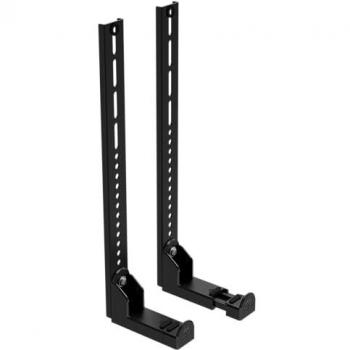 Soporte de Pared Meliconi para Barra de Sonido TV Universal, Ajustable 4-15 cm, hasta 10 kg, Negro