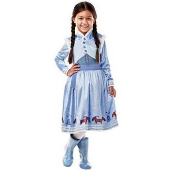 Frozen - Disfraz de princesa Anna Deluxe para niña, infantil 3-4 años