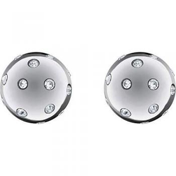 Tommy Hilfiger Pendientes de botón Mujer acero inoxidable cristal redonda - 2780087