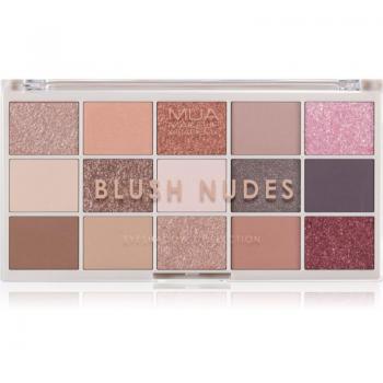 MUA Makeup Academy Professional 15 Shade Palette Eyeshadow Palette - Blush Nudes 12 g