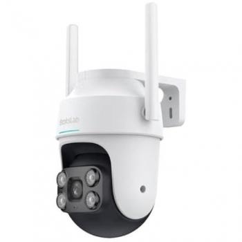 Cámara de Vigilancia Exterior Botslab PT W312 4MP WiFi 360° con Reconocimiento AI, Visión Nocturna y Alarma IP66