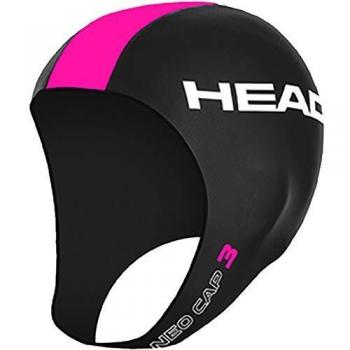 *HEAD Neopreno Cap Black/Pink, Large/Extra-Large
