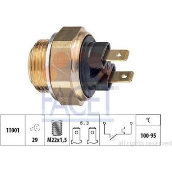Interruptor de temperatura para ventilador de radiador FACET 7.5019