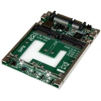 StarTech.com Dual mSATA SSD to 2.5 SATA RAID Adapter Converter