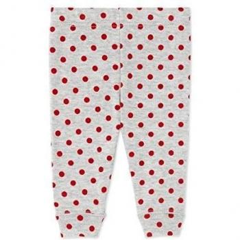 PETIT BATEAU Distance, Leggings para Bebés, Beluga/Frou-Frou 27, 6M